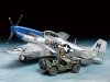 Tamiya 25205 North American P-51D Mustang & 1/4 ton 4x4 Light Vehicle Set 1/48